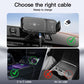 Supporto Telefono Auto con Ricarica Rapida Wireless 15W per Smartphone Pieghevoli e Standard