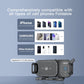 Supporto Telefono Auto con Ricarica Rapida Wireless 15W per Smartphone Pieghevoli e Standard