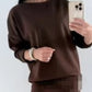 Abito Felpa Donna Casual a Girocollo