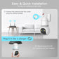 🔥Nuovo modello aggiornato✨ Telecamera di sicurezza a forma di lampadina da 4 MP, wireless 5G e 2,4 GHz, per interni ed esterni, con visione notturna