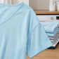 T-shirt Donna Casual con Scollo a V e Manica Corta