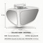 Specchietto retrovisore per angolo cieco con doppia lente e regolazione a 360°