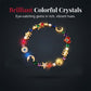 💫 SCONTO DEL 50% PER UN PERIODO LIMITATO! ✨ Bracciale con ciondoli celestiali: Sole, Luna, Stelle, Cristalli, Tonalità Oro 🪐