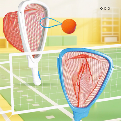 Set portatile di racchette e palline rimbalzanti per bambini