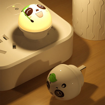 Lampada da notte intelligente a comando vocale a forma di panda