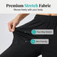 Pantaloni capri donna casual, elasticizzati e ad asciugatura rapida