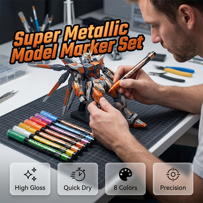 Set di pennarelli metallizzati da 8 colori