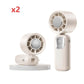 Ventilatore Portatile Pieghevole con Funzione Ghiaccio Rinfrescante