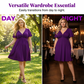 👗 V-Neck Twist Front Dress – Pockets, Flowy, Versatile ✨
