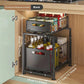 🥫🏠 50% di SCONTO! Dalla cucina al bagno: questo scaffale in acciaio a doppio strato avvicina il tuo disordine e le bottiglie pesanti non cadranno mai più. Senza montaggio, pronto in 1 minuto! 🛠️✨