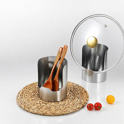 🍳 Organizer multifunzionale per utensili da cucina | Acciaio inossidabile ad alta resistenza per una maggiore robustezza · Design verticale salvaspazio · Facile da pulire e resistente all'olio