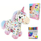 Kit fai da te per colorare un unicorno di peluche