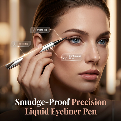 Pennarello Eyeliner Liquido di Precisione a Prova di Sbavature 24 Ore