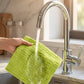 🧼 50% OFF HOT SALE 50K+ Venduti! ✨ Rotolo di Panni Pulizia Multiuso Staccabili e Riutilizzabili, Pre-Tagliati in Microfibra Assorbente per Cucina Bagno e Casa