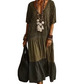 🌸 Sconto del 50% ora! 🌸 Elegante maxi abito bohémien da donna