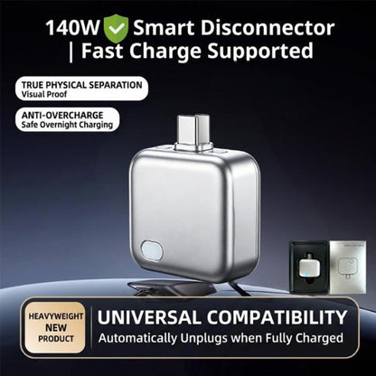 ⚡ Caricabatterie rapido da 140 W ✅ Disconnessione automatica tramite IA e protezione della batteria | Ricarica notturna sicura 🔋