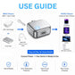 ⚡ Caricabatterie rapido da 140 W ✅ Disconnessione automatica tramite IA e protezione della batteria | Ricarica notturna sicura 🔋