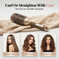 💇‍♀️ Spazzola rotonda volumizzante professionale – Corpo ventilato per un'asciugatura rapida, impugnatura ergonomica – Solleva le radici e dona volume – 3 colori (grigio/caffè/oro) ✨