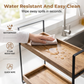 Versatile 2-Tier Wooden Organizer Rack