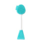 Pennello e detergente per maschera viso in silicone 2-in-1