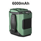 Ventilatore da Vita Multifunzione da 6000mAh con 100 Velocità e Torcia