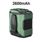 Ventilatore da Vita Multifunzione da 6000mAh con 100 Velocità e Torcia