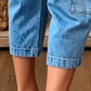 📢Sconto del 50%⏰Pantaloni casual da donna in denim elasticizzato a vita bassa