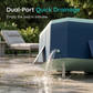 🥳OFFERTA IMPERDIBILE 2026🥳💞OLTRE 50.000 VENDUTE!👵❤️ Piscina rinforzata, non gonfiabile: goditi divertenti attività acquatiche e rinfrescati a casa durante l'estate.