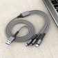 Cavo di ricarica rapida 3 in 1 da 66 W