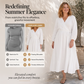 🌿Women's Cotton And Linen Elegant Tie Waist Dress