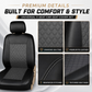 Set coprisedili universali per auto in pelle PU