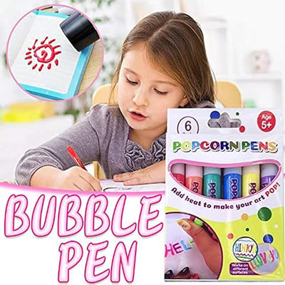 Penne da Disegno Fai da Te Popcorn a Bolle