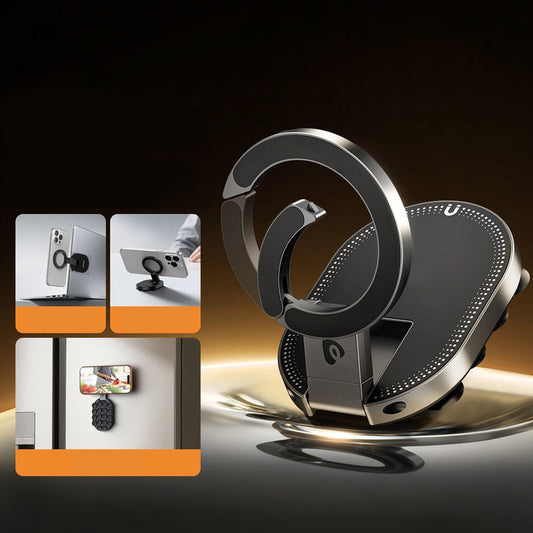 📱 50% DI SCONTO! 🧲 Supporto Magnetico e a Ventosa Multifunzionale per Telefono – Rotazione 360°, Fissaggio Solido & Uso in Auto/Scrivania 🚗