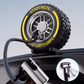 🔋✨ Avviatore di Emergenza 2 in 1 + Gonfiatore per Pneumatici – Batteria 8000mAh, Stop Automatico, LED Multi-Modalità, Compressore Portatile – Per Auto & Moto 🚗⚡