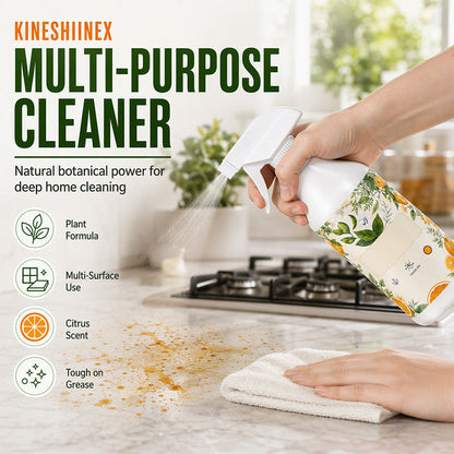 🧴 Spray Detergente Multiuso a Base Vegetale – Sgrassante Potente, Anti-Calcare, Senza Fumi Aggressivi – Cucina, Bagno & Superfici 🏠 60ml / 120ml
