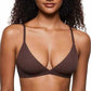 Bralette a triangolo da donna senza ferretto con supporto effetto gel