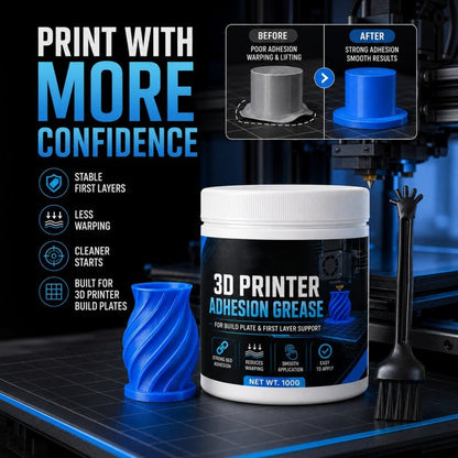 Grasso di Adesione Anti-Warping per Stampanti 3D