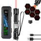 Torcia laser portatile ricaricabile rossa e verde