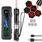 Torcia laser portatile ricaricabile rossa e verde