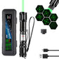Torcia laser portatile ricaricabile rossa e verde