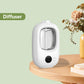 🌿 Diffusore di Aromi Automatico a Ultrasuoni – Display Digitale, 4 Modalità, Batteria 1500 mAh | Da Parete o Tavolo, Copertura fino a 80 m² ✨