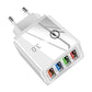 Carica 4 dispositivi all'istante! Hub USB ignifugo senza surriscaldamento