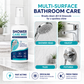 🚿✨ Spray anticalcare ad azione rapida – Rimuove il calcare in un attimo da docce e rubinetti! 💪🧼