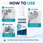 🚿✨ Spray anticalcare ad azione rapida – Rimuove il calcare in un attimo da docce e rubinetti! 💪🧼