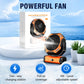Ventilatore portatile da campeggio multifunzionale per esterni