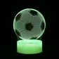 Luce notturna 3D a forma di pallone da calcio