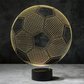 Luce notturna 3D a forma di pallone da calcio