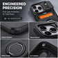 Cover Antiurto per iPhone con Porta Carte – Protezione Rinforzata, Copertura Fotocamera Scorrevole