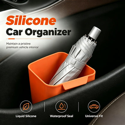 Portaoggetti in silicone per portiere dell'auto