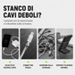 Cavo di ricarica rapida da 240 W con supporto pieghevole per smartphone